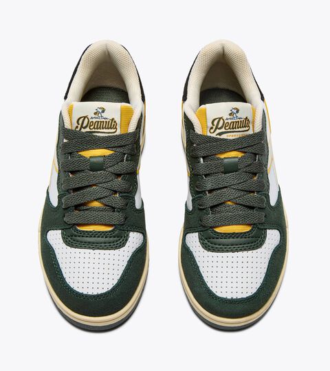 Snoopy sports sneakers - Boys and girls - 4 to 8 years old DEUCE SNOOPY PS CILANTRO - Diadora